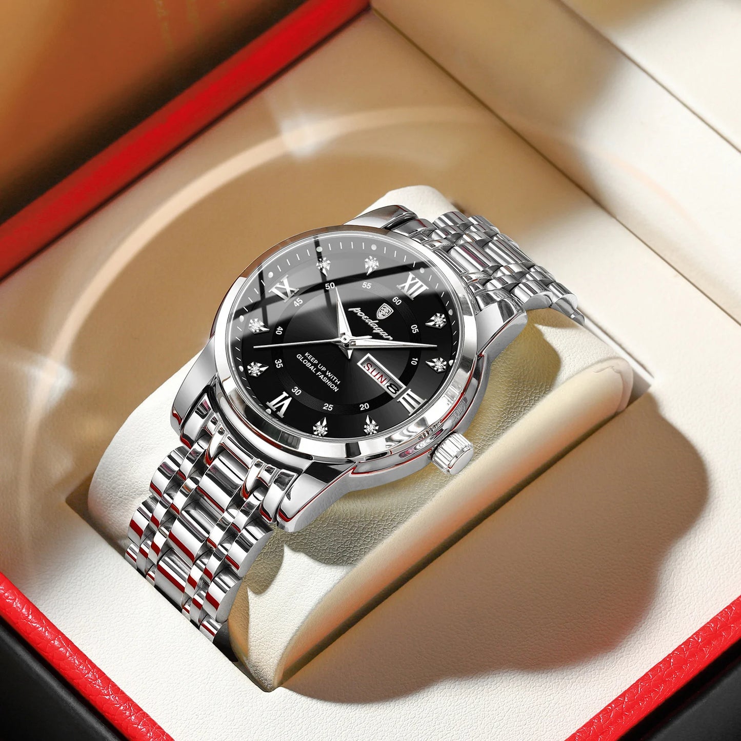 Poedagar Élite™ | Stainless Steel Quartz Watch
