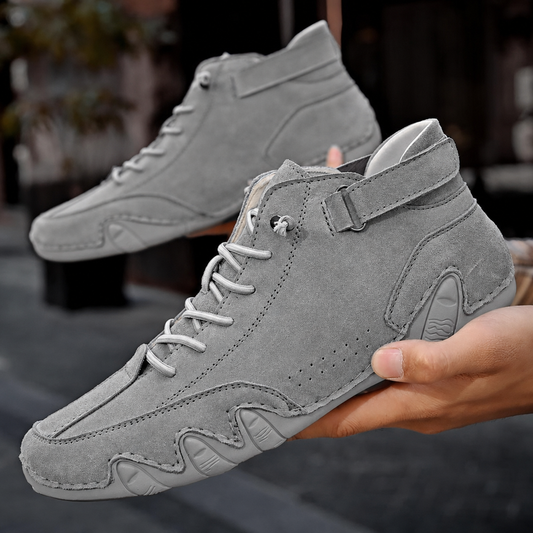 Velcro™ Boots | handcrafted leather ankle sneaker