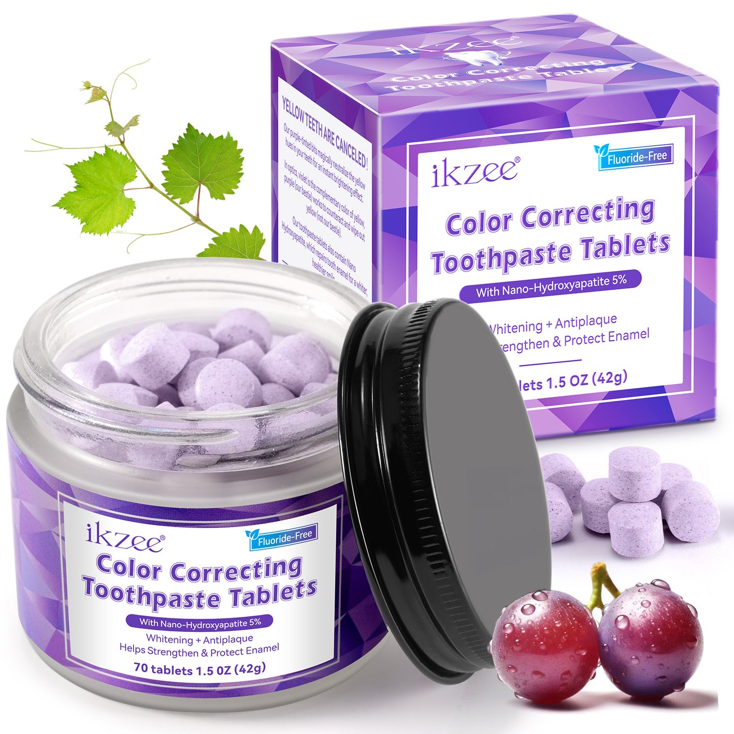 Ikzee Teeth whitening, refreshing Tablet