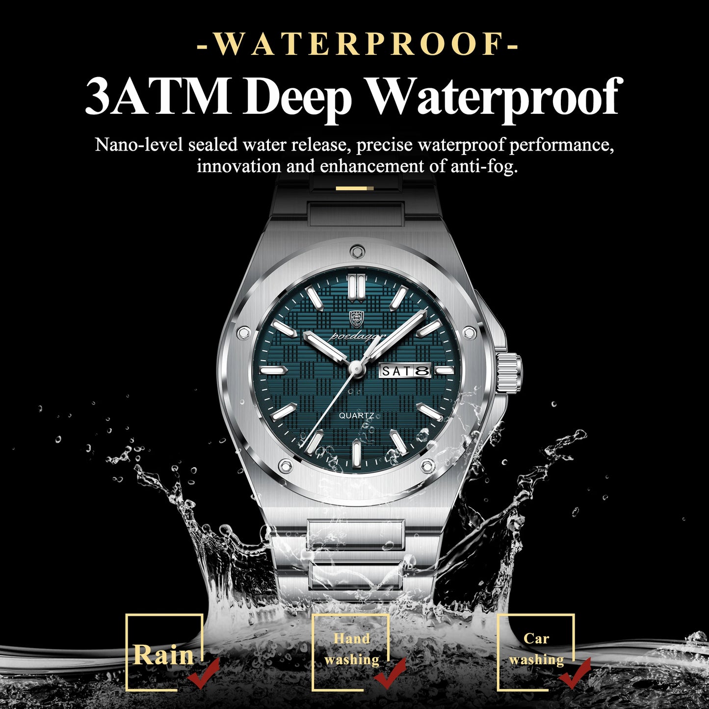 PETON™ – Luxury Steel Quartz Watch