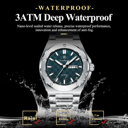 PETON™ – Luxury Steel Quartz Watch