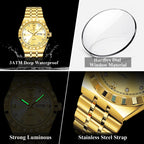 Poedagar Sovereign™ | Stainless Steel Quartz Business Watch