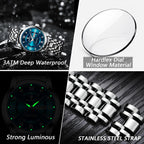 Poedagar Élite™ | Stainless Steel Quartz Watch