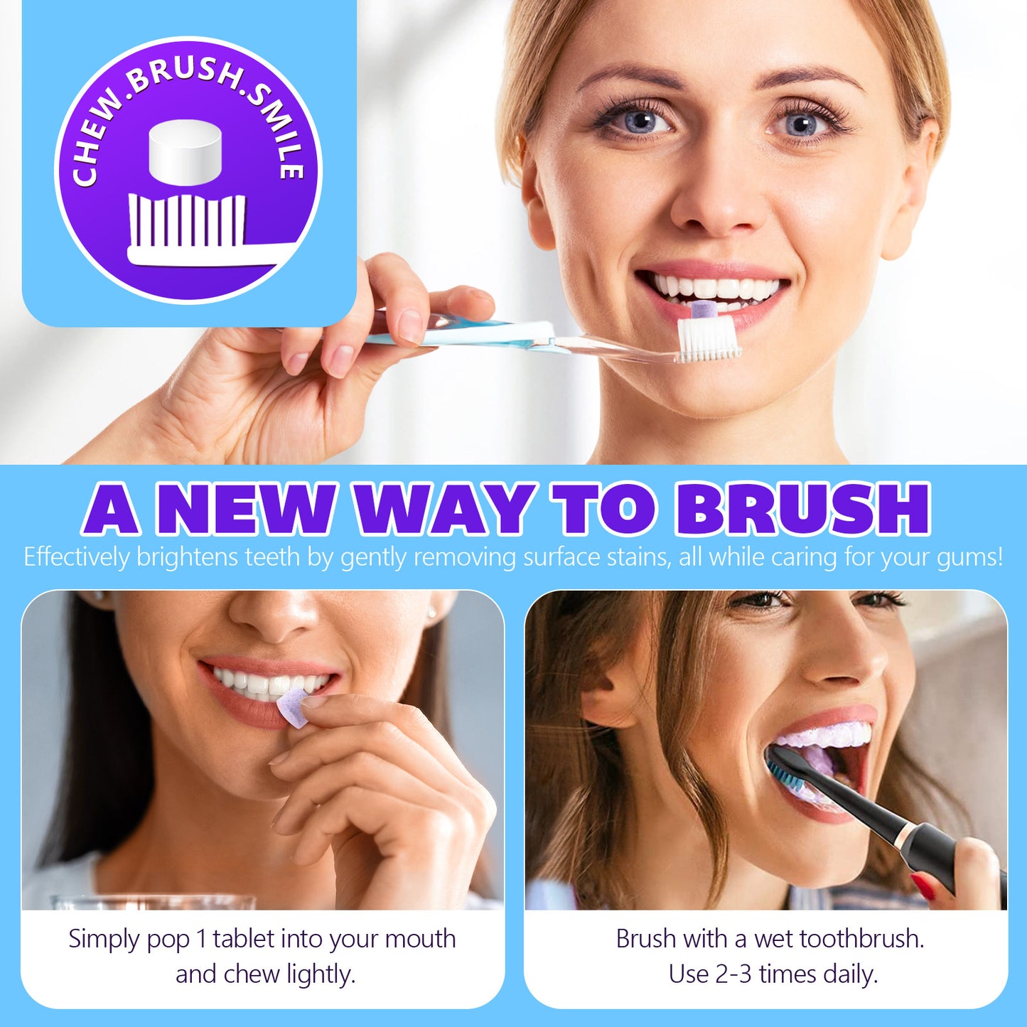 Ikzee Teeth whitening, refreshing Tablet