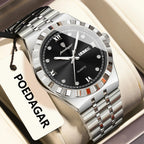Poedagar Sovereign™ | Stainless Steel Quartz Business Watch