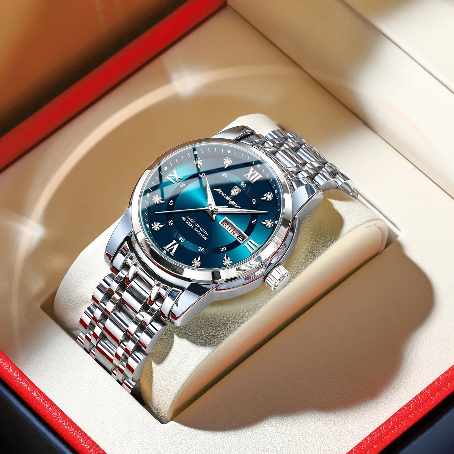 Poedagar Élite™ | Stainless Steel Quartz Watch