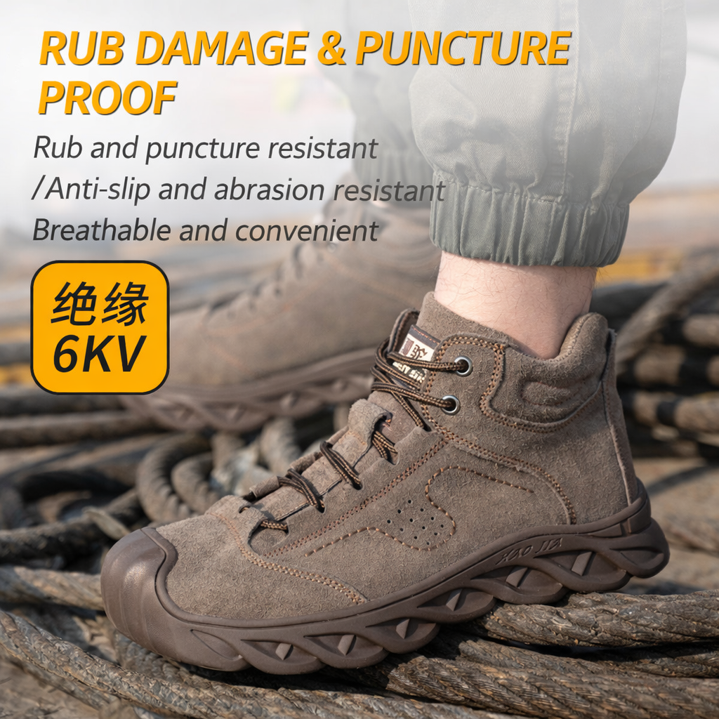 GADRON BOOTS | Steel-Toe Protective Work Shoe