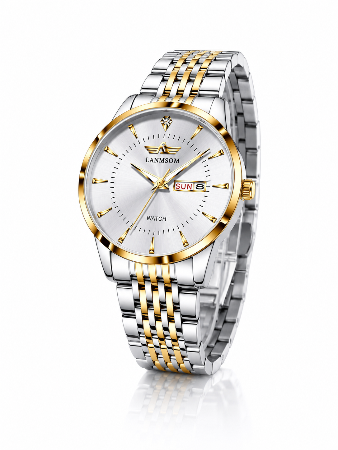 Lanmsom Horizon™ | Skeleton-Back Quartz Watch