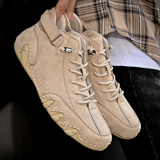 Velcro™ Boots | handcrafted leather ankle sneaker