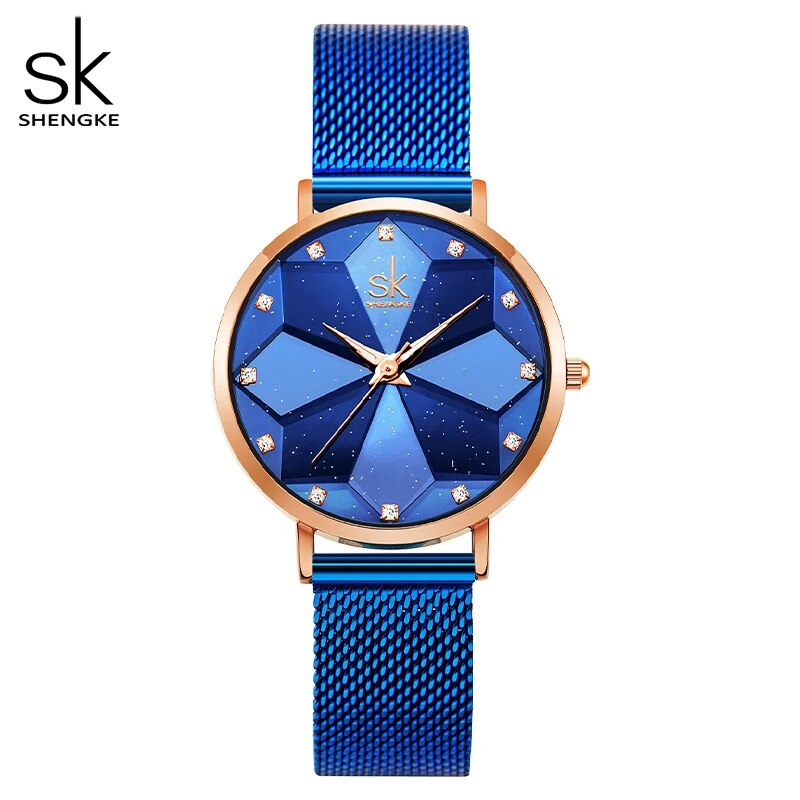 Romantic Flower Cutting Watch