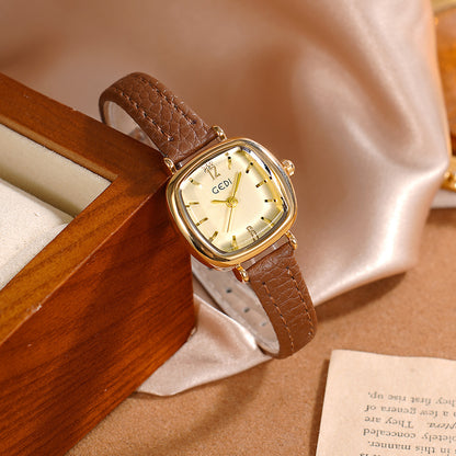 LUMIÈRE™ – Petite Cushion Quartz Watch