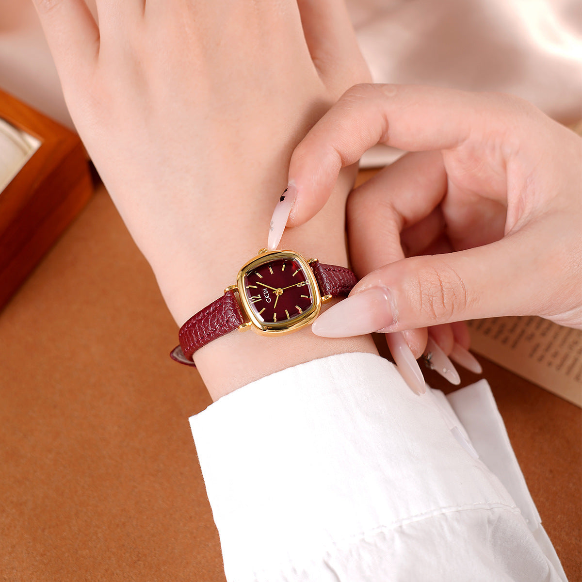 LUMIÈRE™ – Petite Cushion Quartz Watch