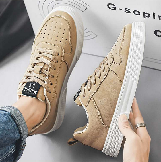Ardent Stride™ - Breathable Leather Autumn Sneaker