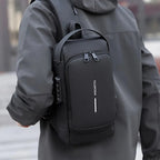 Anti Theft Chest Bag Shoulder USB Charging