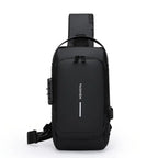 Anti Theft Chest Bag Shoulder USB Charging