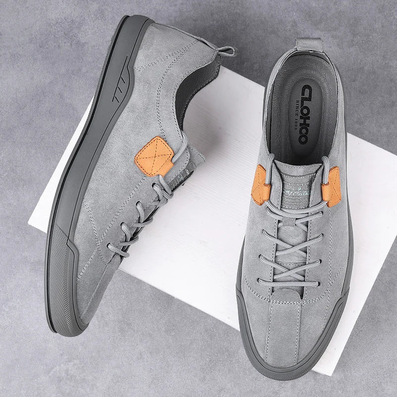 Aurélien™ | Handcrafted Suede Low-Top Sneaker
