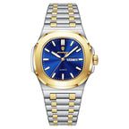 POEDAGAR™ | Square Stainless Steel Quartz Watch