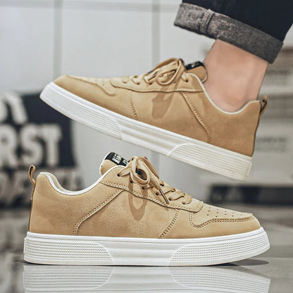 Ardent Stride™ - Breathable Leather Autumn Sneaker