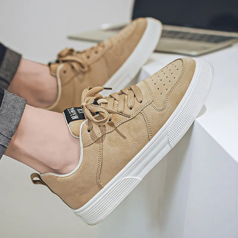 Ardent Stride™ | Breathable Leather Autumn Sneaker