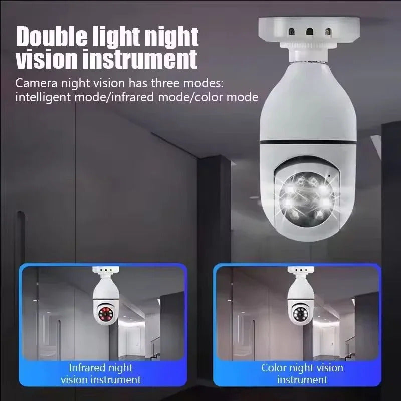 Vigilora™ – 360° Smart Bulb Security Camera (2 megapixel)
