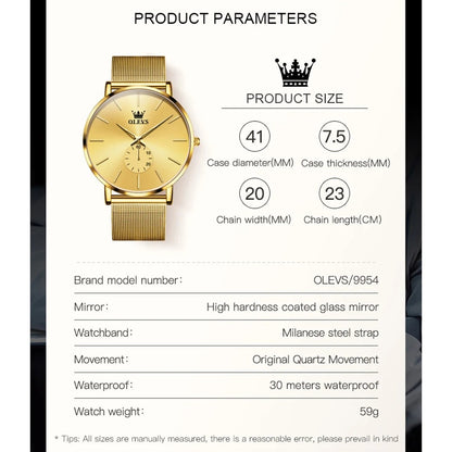 DENOS OLEV Luxury Watch