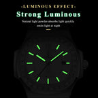 POEDAGAR™ | Square Stainless Steel Business Watch