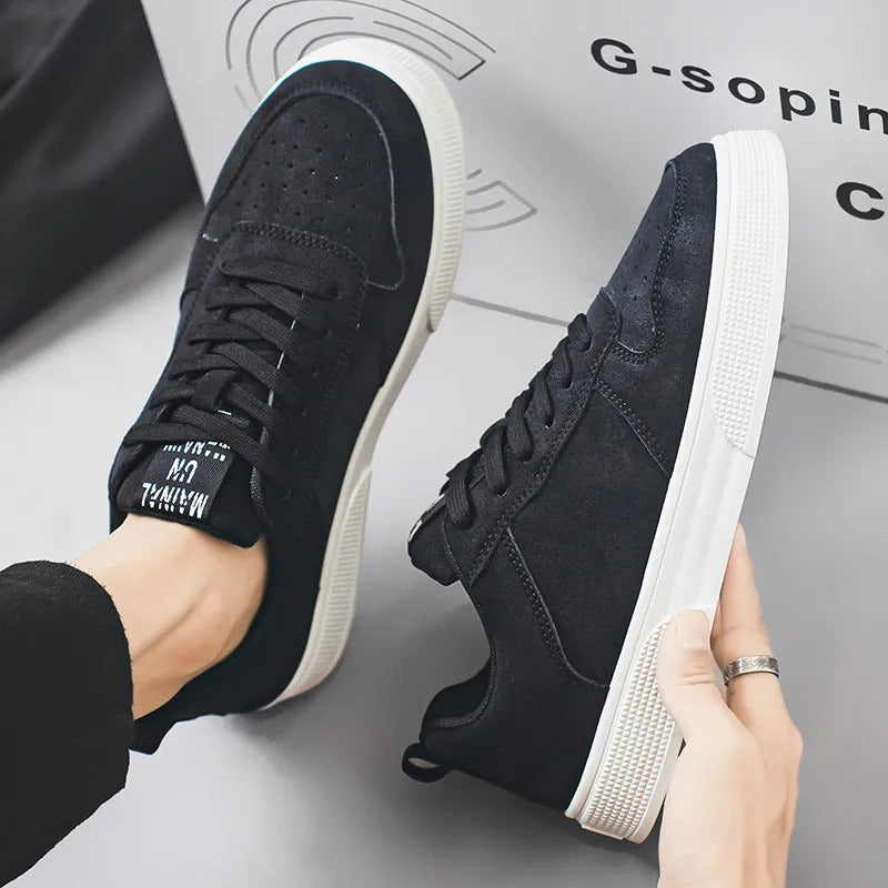 Ardent Stride™ - Breathable Leather Autumn Sneaker