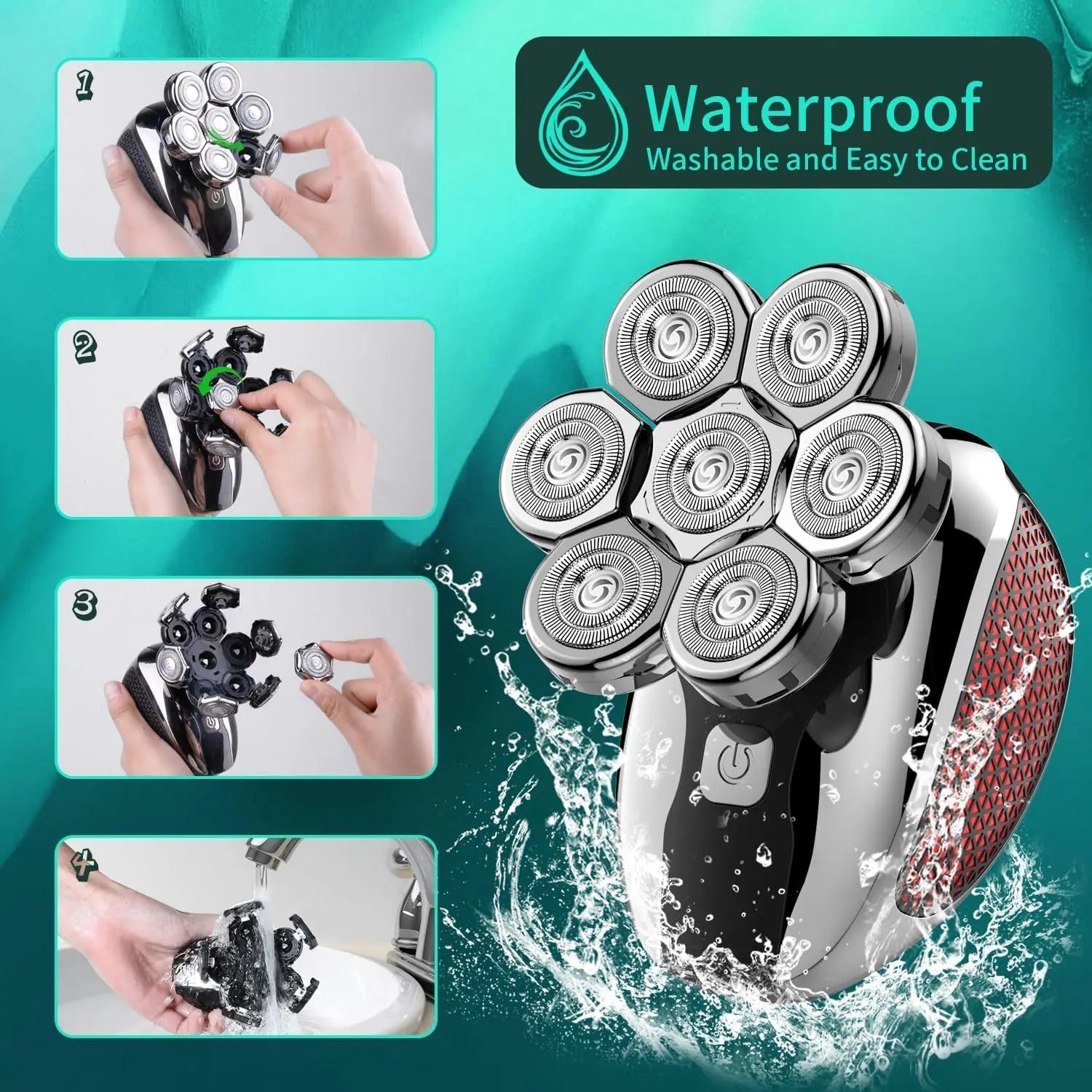 5-in-1 Head Shaver Grooming Kit™ | Precision Care for the Modern Use