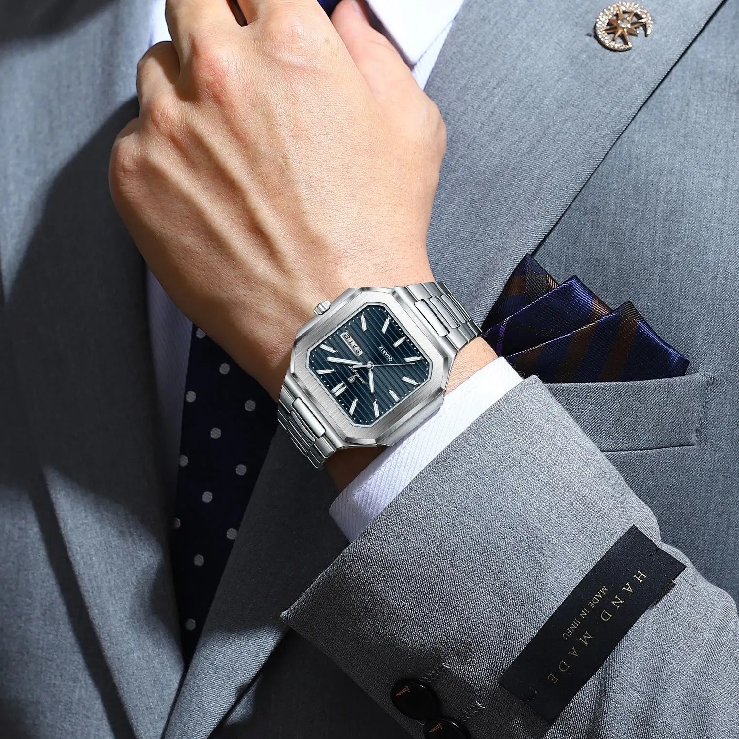 Poedagar Command™ | Stainless Steel Quartz Military Watch