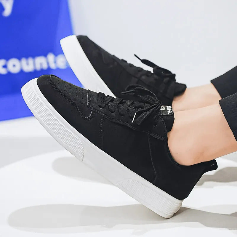 Ardent Stride™ - Breathable Leather Autumn Sneaker