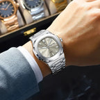 POEDAGAR™ | Square Stainless Steel Quartz Watch