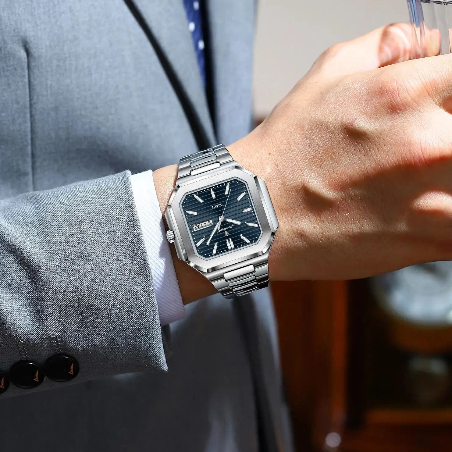 Poedagar Command™ | Stainless Steel Quartz Military Watch