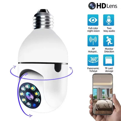 Vigilora™ – 360° Smart Bulb Security Camera (2 megapixel)