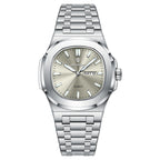 POEDAGAR™ | Square Stainless Steel Quartz Watch