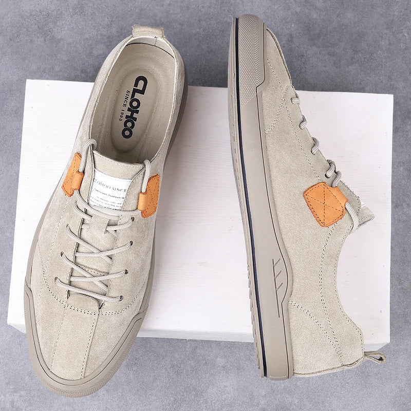 Aurélien™ | Handcrafted Suede Low-Top Sneaker