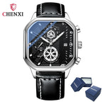 CHENXI Square watch, Black Gold